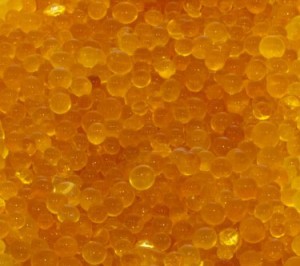 New unsaturated orange desiccant beads