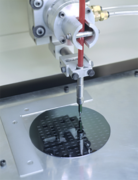Controlled erosion: Cutting slots slots in silicon wafers for inkjet printer heads 