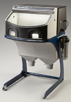 ProCenter Plus workstation, dust collector, air dryer in one freestanding unit