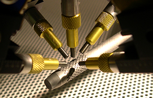 Stent surface preparation using Comco LA3250 Advanced Lathe Automated MicroBlasting system