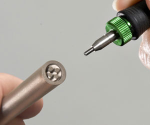 Remove MgO from thermocouples with MicroBlasting